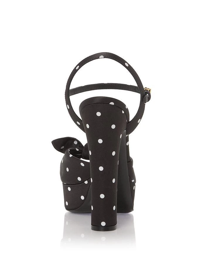 Dolce & Gabbana Women's Keira Polka Dot Platform Sandals 5