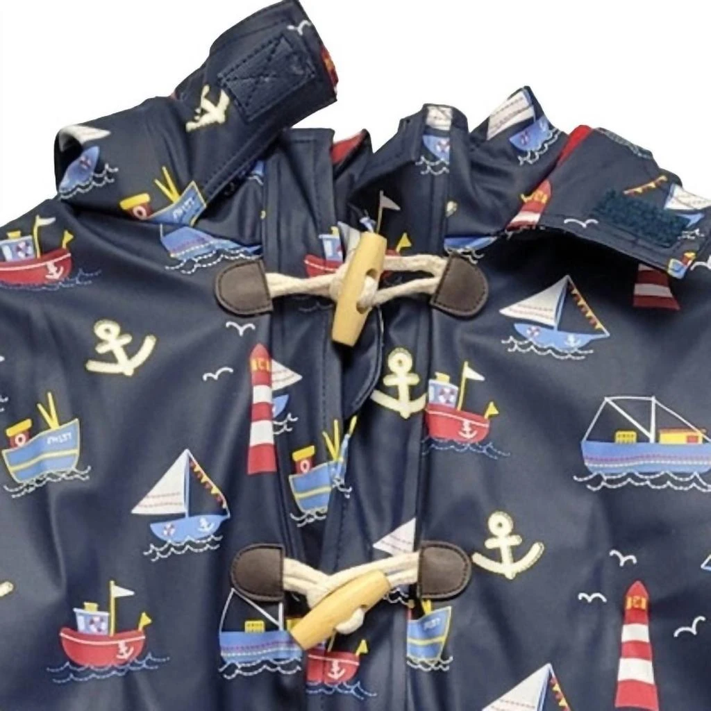 JoJo Maman Bébé Jojo Maman Bebe - Boy
s Waterproof Fleece Lined Fisherman
s Jacket 2