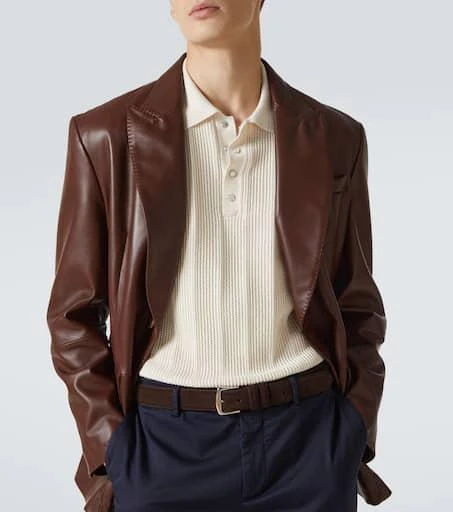 Brunello Cucinelli Knitted cotton polo shirt 5