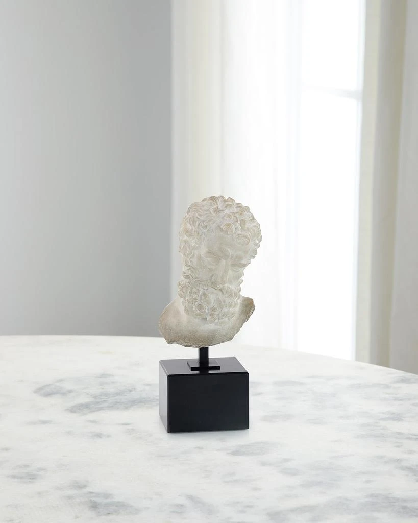 John Richard Greek Bust on Marble Base 1
