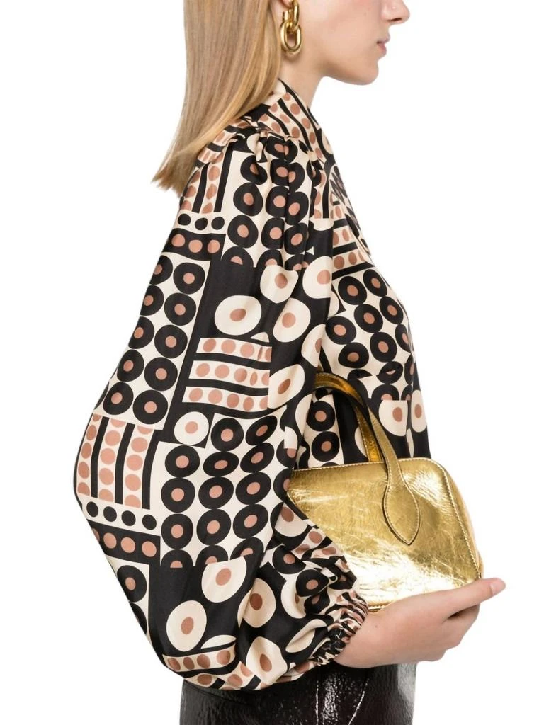 Zimmermann Illustration Billow Shirt In Black 2