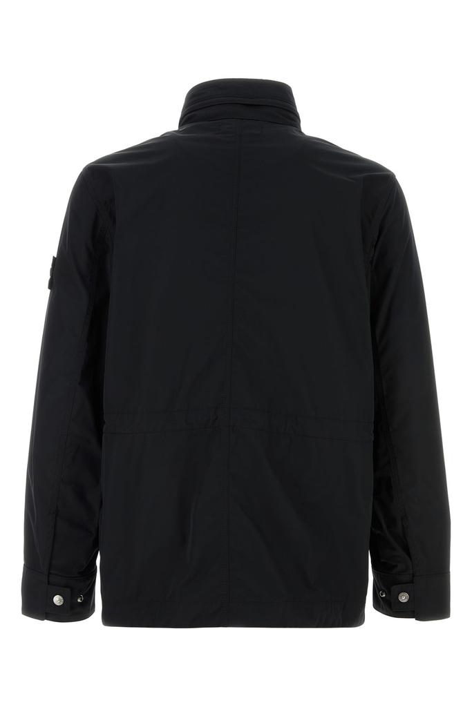 Stone Island Black polyester jacket