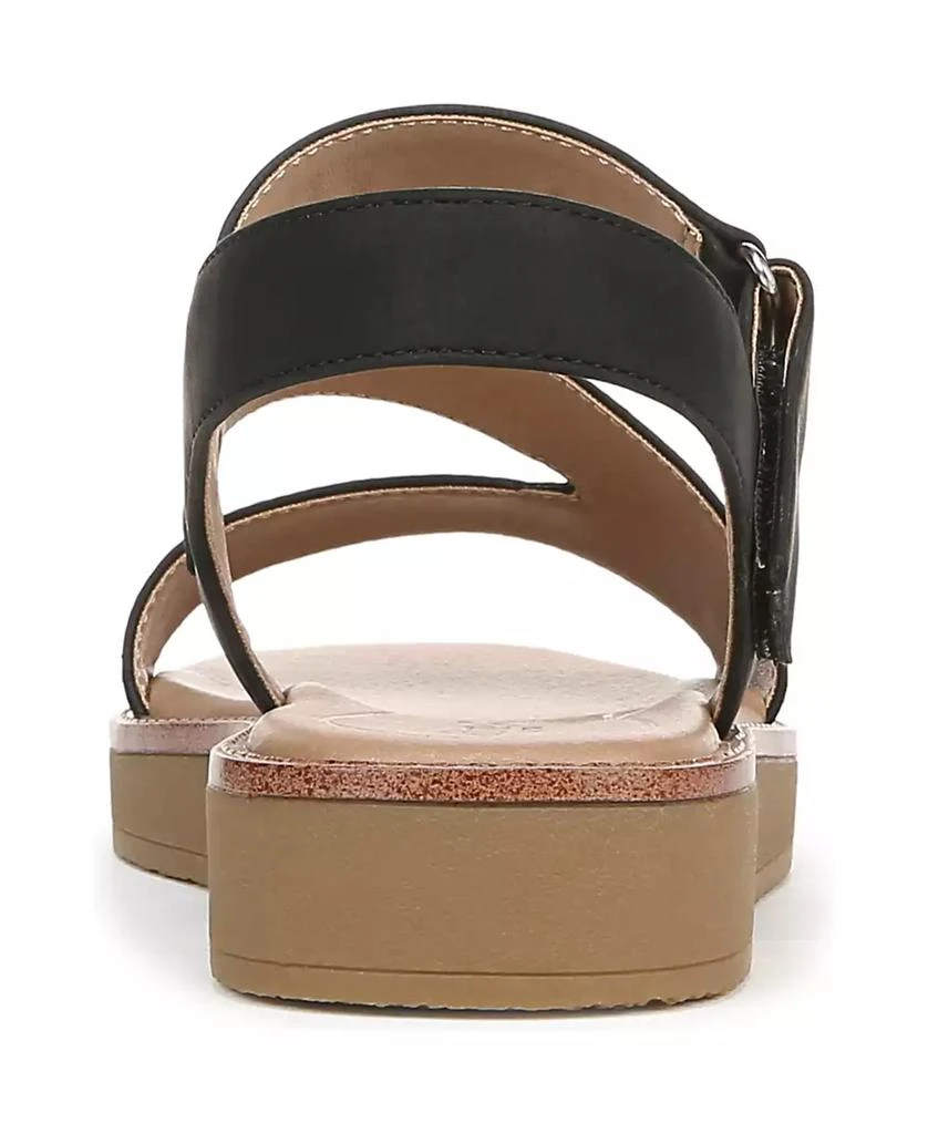 LifeStride Women's Waverly Round Open Toe Strappy Platform Sandals 3