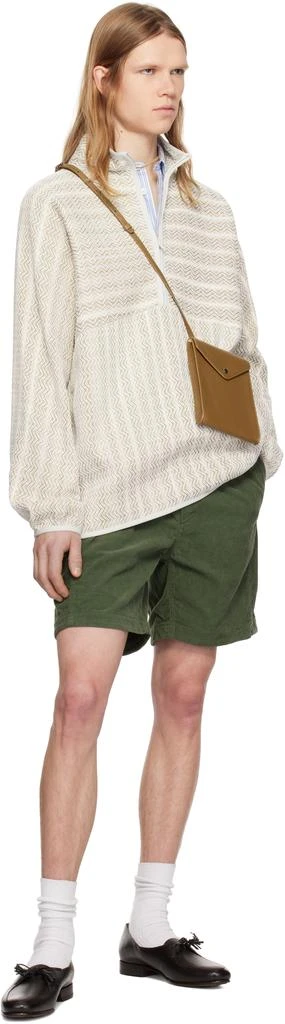 Pilgrim Surf + Supply Off-White Mosley Inlay Popover Sweater 4