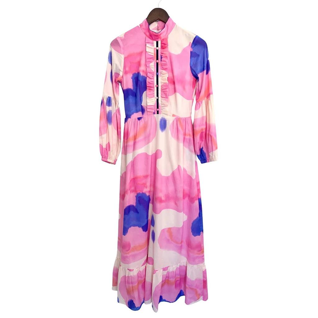 De Loreta Puno Dress In Millpa Rosa