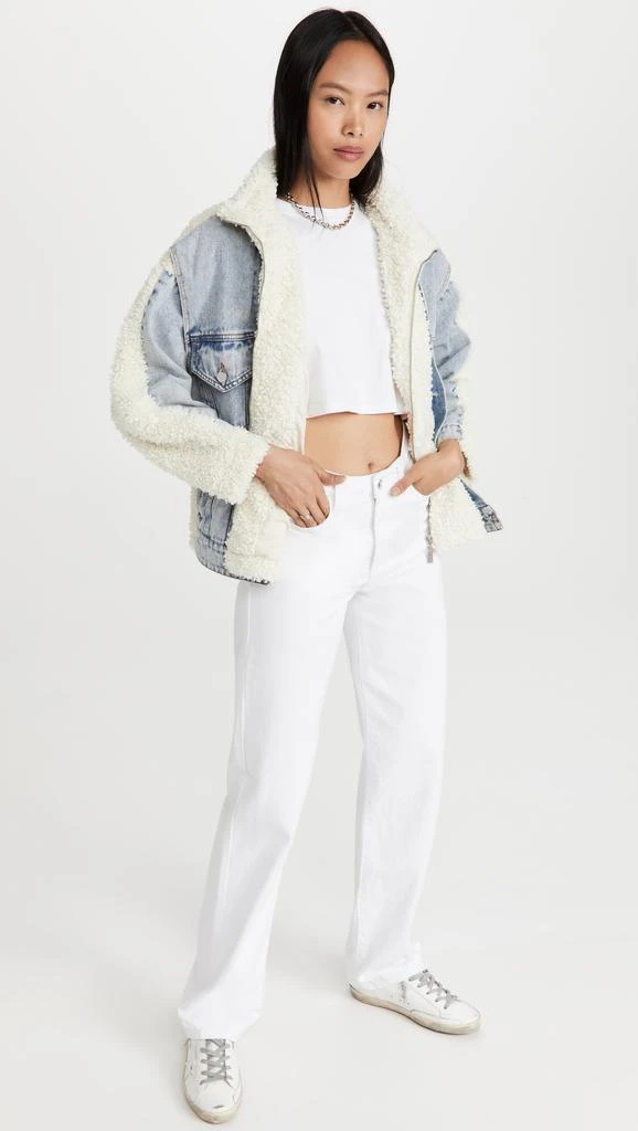 Blank Denim Bear Hug Denim Sherpa Jacket 4