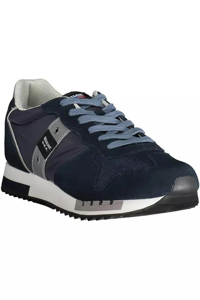 Blauer Blauer Sleek  Sports Sneakers with Contrasting Men's Details 2