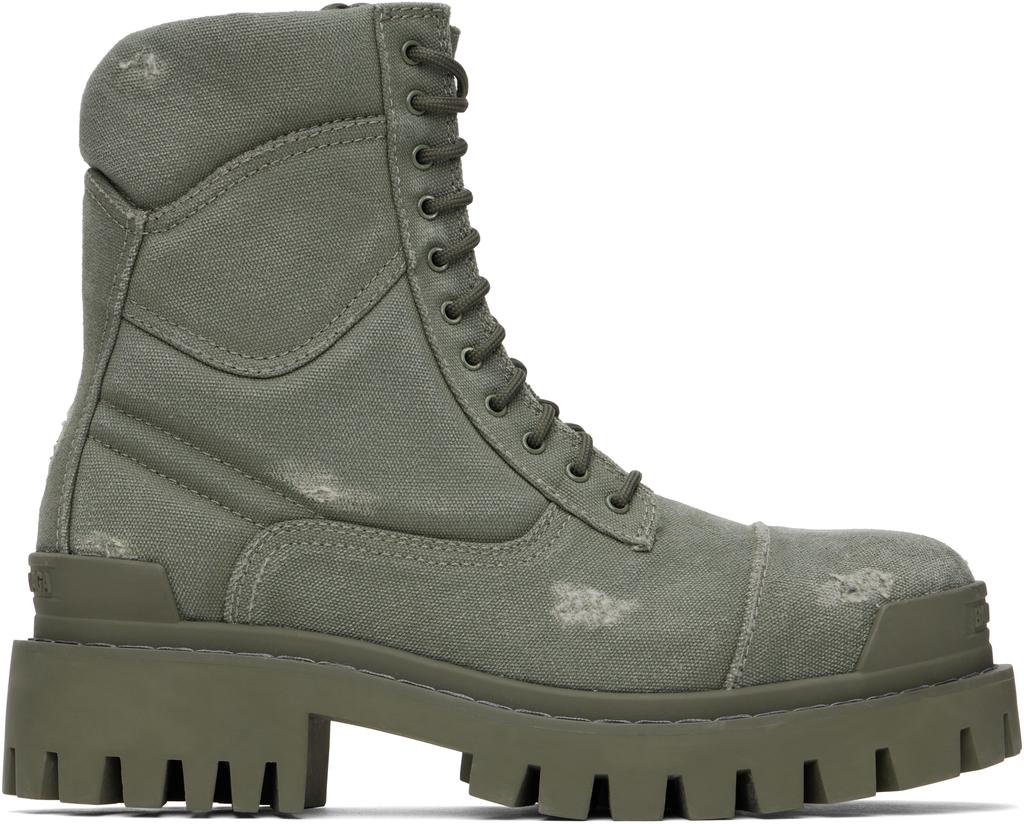 Khaki Combat Strike Boots – On Sale Now with Up to 50% Off