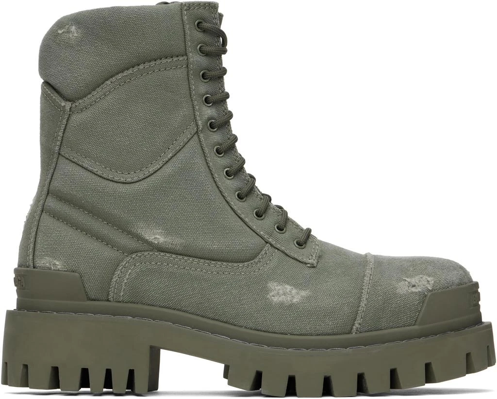 Shop Khaki Combat Strike Boots on Sale at BeyondStyle – Get 50