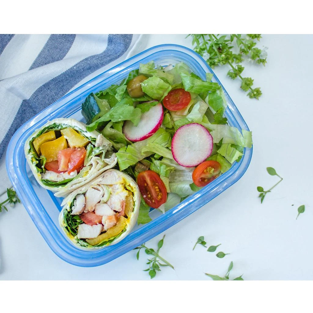 MNML Collapsible Silicone Food Storage Container Set of 6 - 660 ml - Blue 5