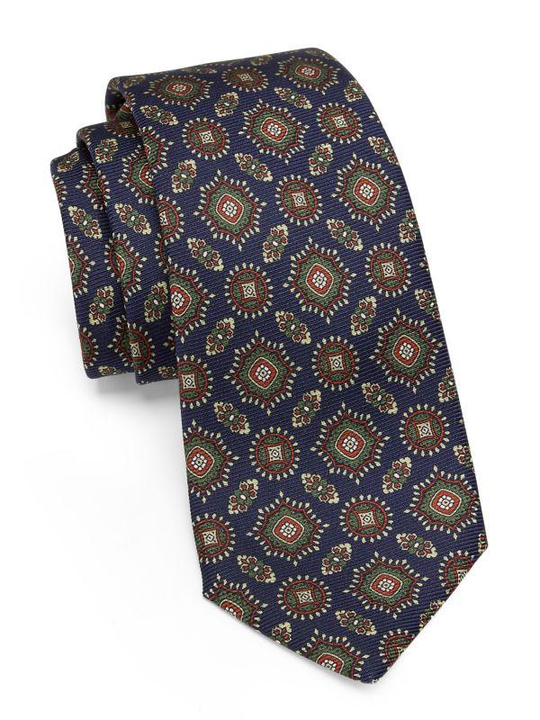 Kiton Abstract Silk Tie
