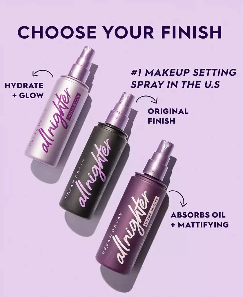 Urban Decay All Nighter Ultra Matte Makeup Setting Spray, 4-oz. 5