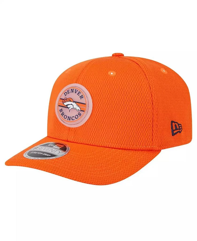 New Era Men's Orange Denver Broncos Adventure Patched 9SEVENTY Stretch-Snap Adjustable Hat 1
