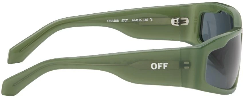Off-White Green Kimball Sunglasses 2