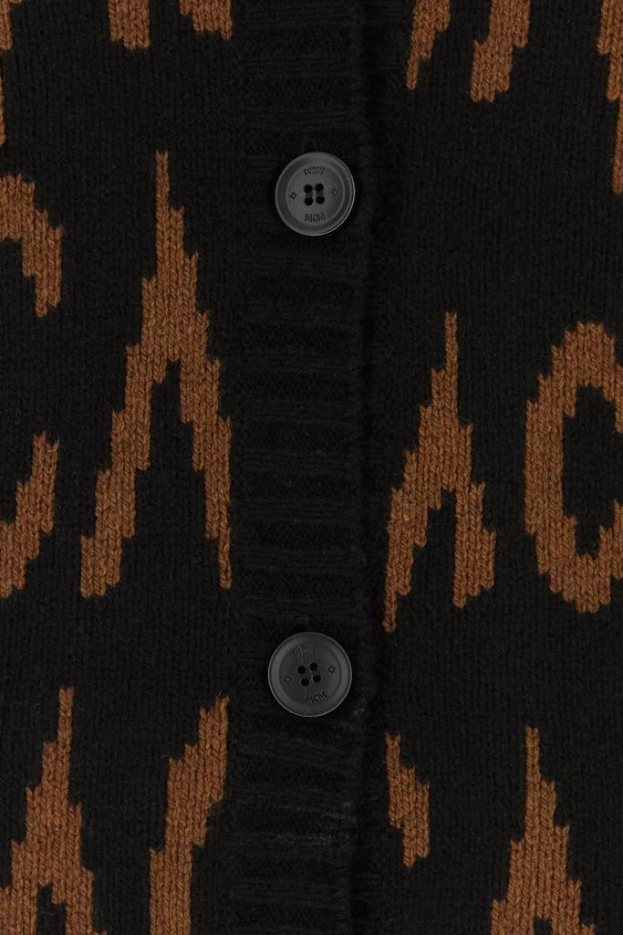 MCM Embroidered cashmere blend cardigan 3