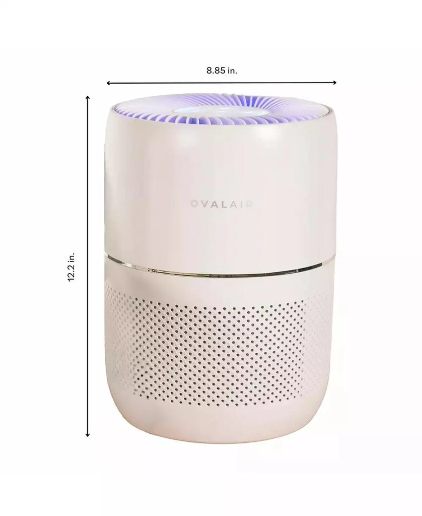 Ovalair OVAL AIR H13 Smart Desk Purifier – 150 sq. ft. | Filters Allergies, Odors 
Smoke 3