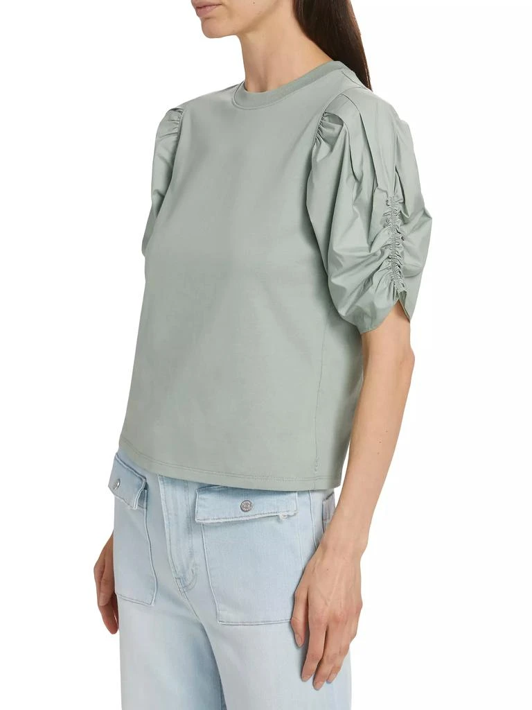 FRAME Cotton Puff-Sleeve T-Shirt 4