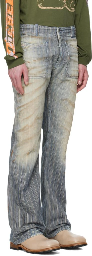 Diesel Blue Bootcut D-Moorix 09l55 Jeans 2