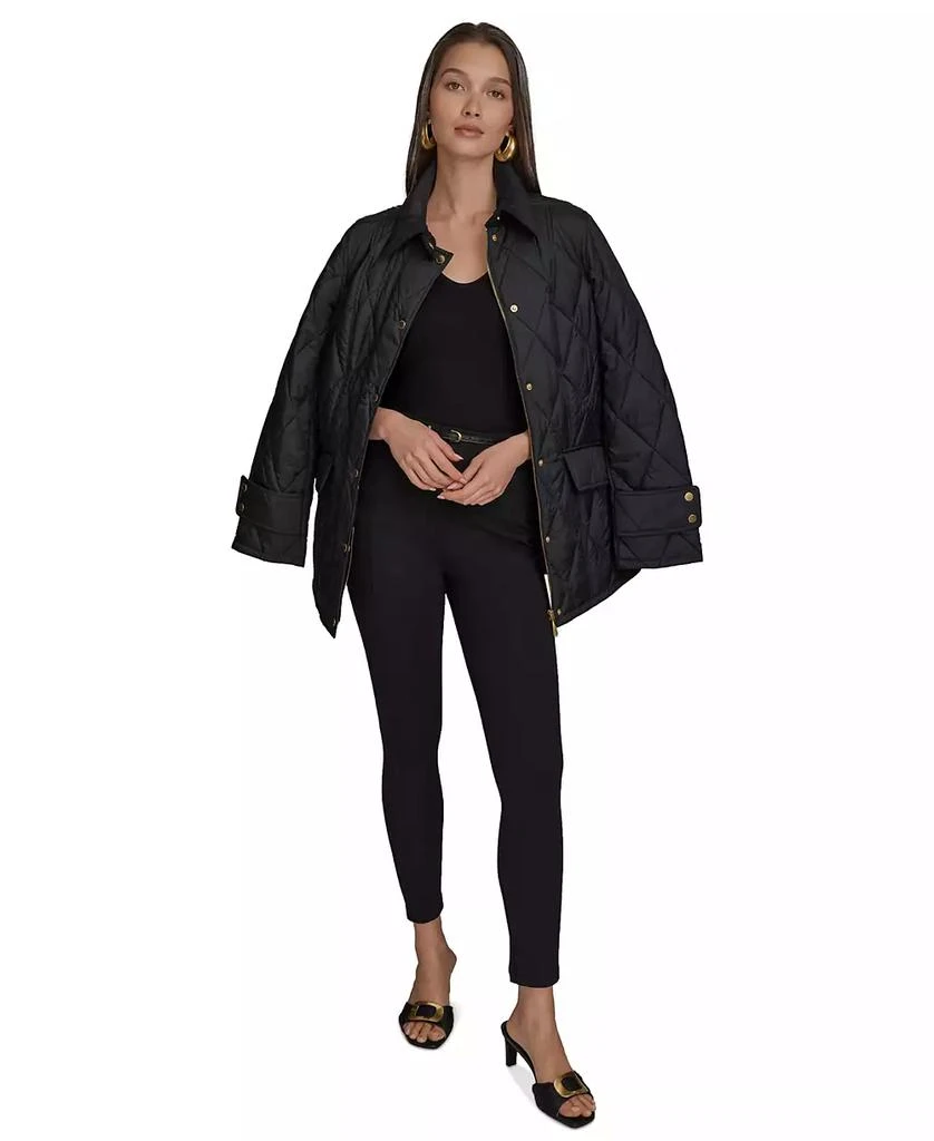 Donna Karan Women's Quilted Barn Jacket 5