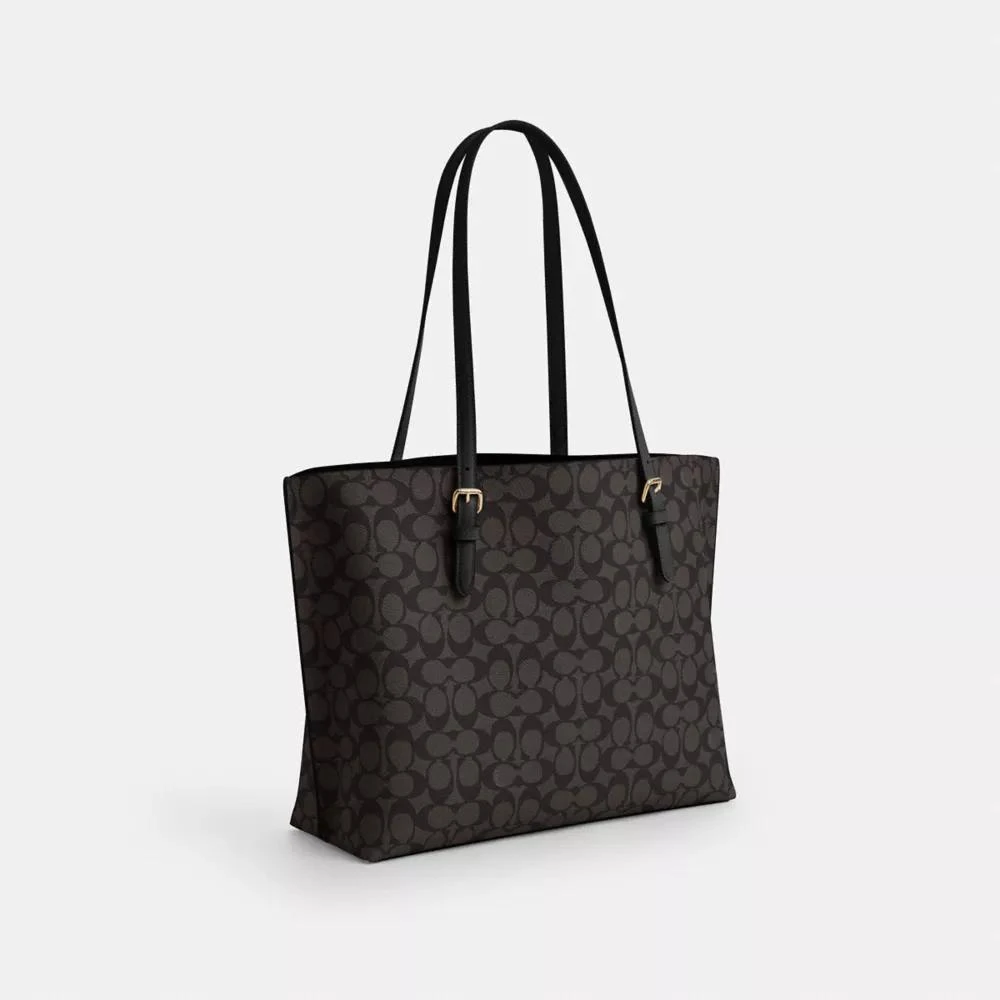 Coach Mollie Tote Bag In Signature Canvas 3