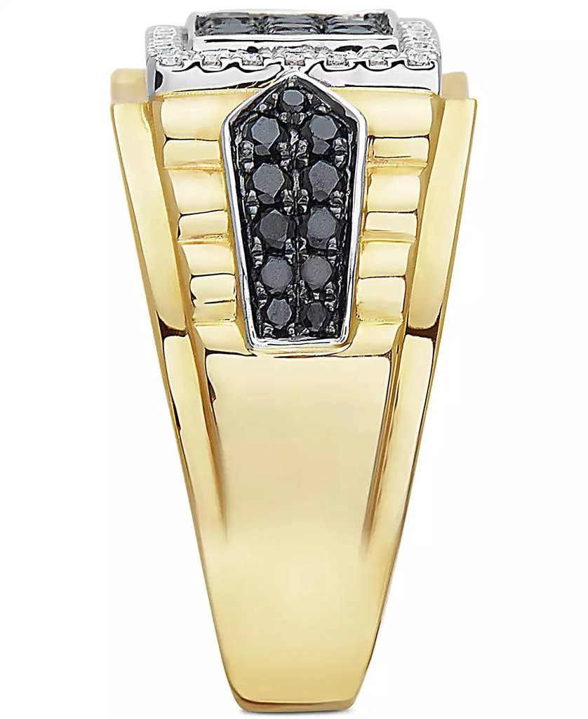 Effy EFFY® Men
s Diamond Cluster Ring (1 ct. t.w.) in 14k Gold 
White Gold 4