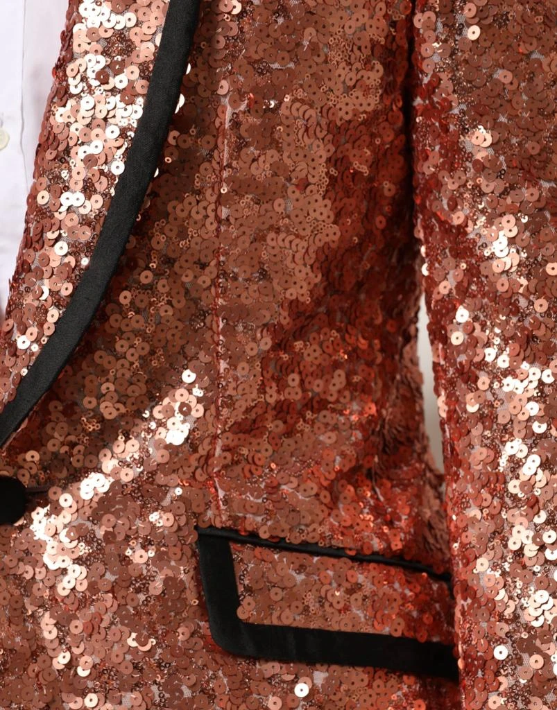 Dolce 
Gabbana Sequin SICILIA 1 Button Men Suit Men
s Blazer 5