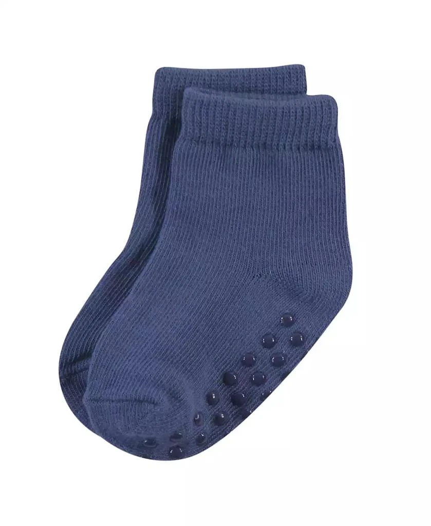 Touched by Nature Natural 
 Eight-Pair Non Skid Crew Socks 9