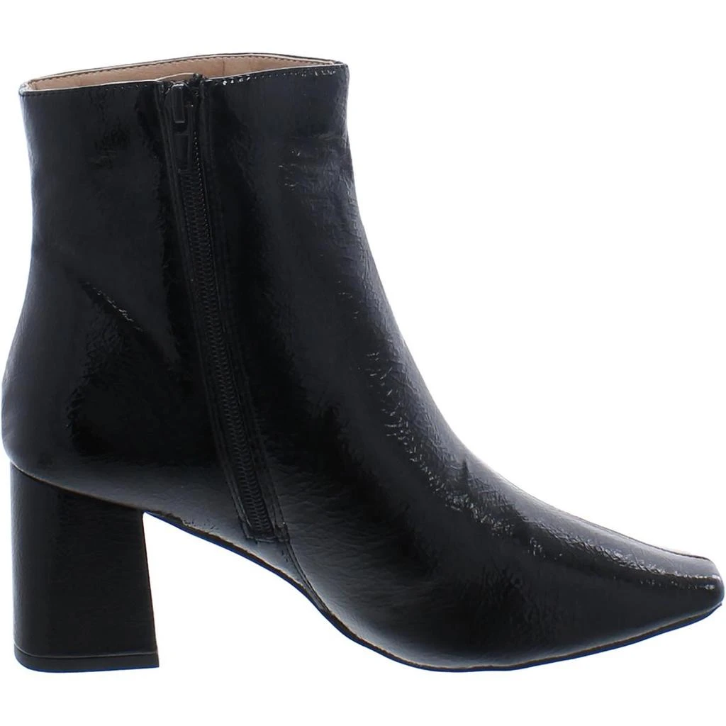 Journee Collection Womens Patent Block heel Ankle Boots 2