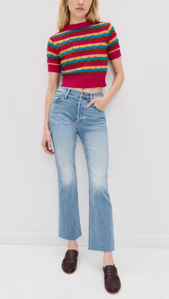 MOTHER The Tripper Flood Fray Jeans 4