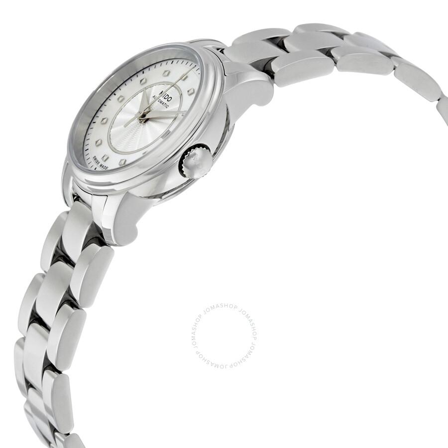 Mido Baroncelli III Automatic Mother of Pearl Dial Ladies Watch M010.007.11.111.00