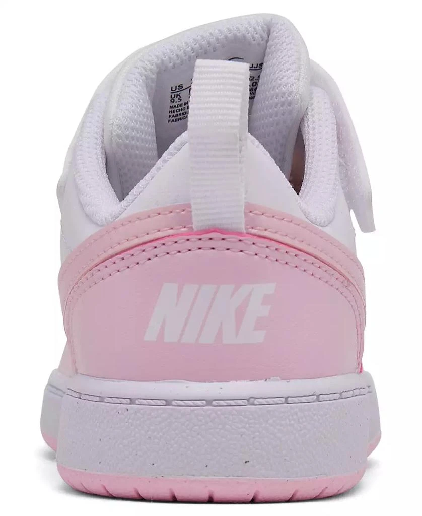 Nike Toddler Girls Court Borough Low Recraft Adjustable Strap Casual Sneakers from Finish Line 4