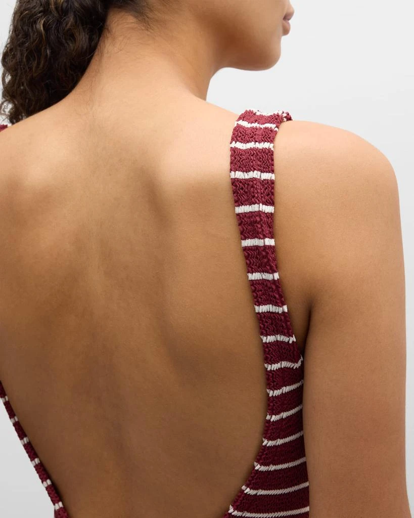 Hunza G Square-Neck One-Piece Swimsuit 3