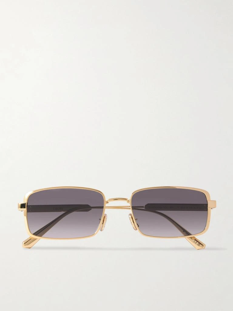 Dior Diorcannage S2u 金色金属长方框太阳镜 1