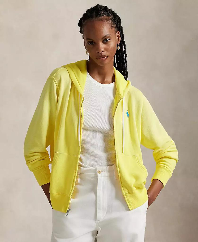 Ralph Lauren Women's Lightweight Fleece Full-Zip Hoodie Sweatshirt