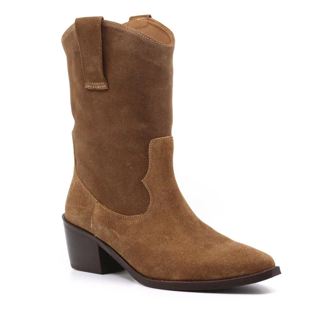 Ateliers Women's Dolly Boots In Tan Suede 1