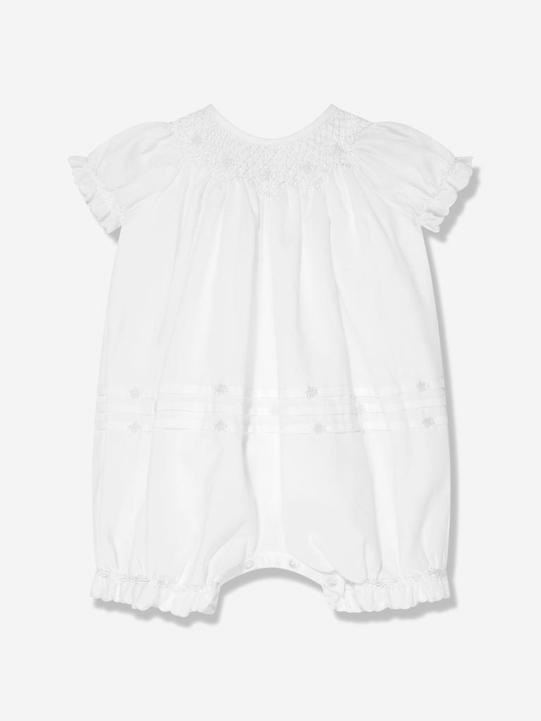 Sarah Louise Sarah Louise Baby Bubble Romper And Bonnet in Ivory