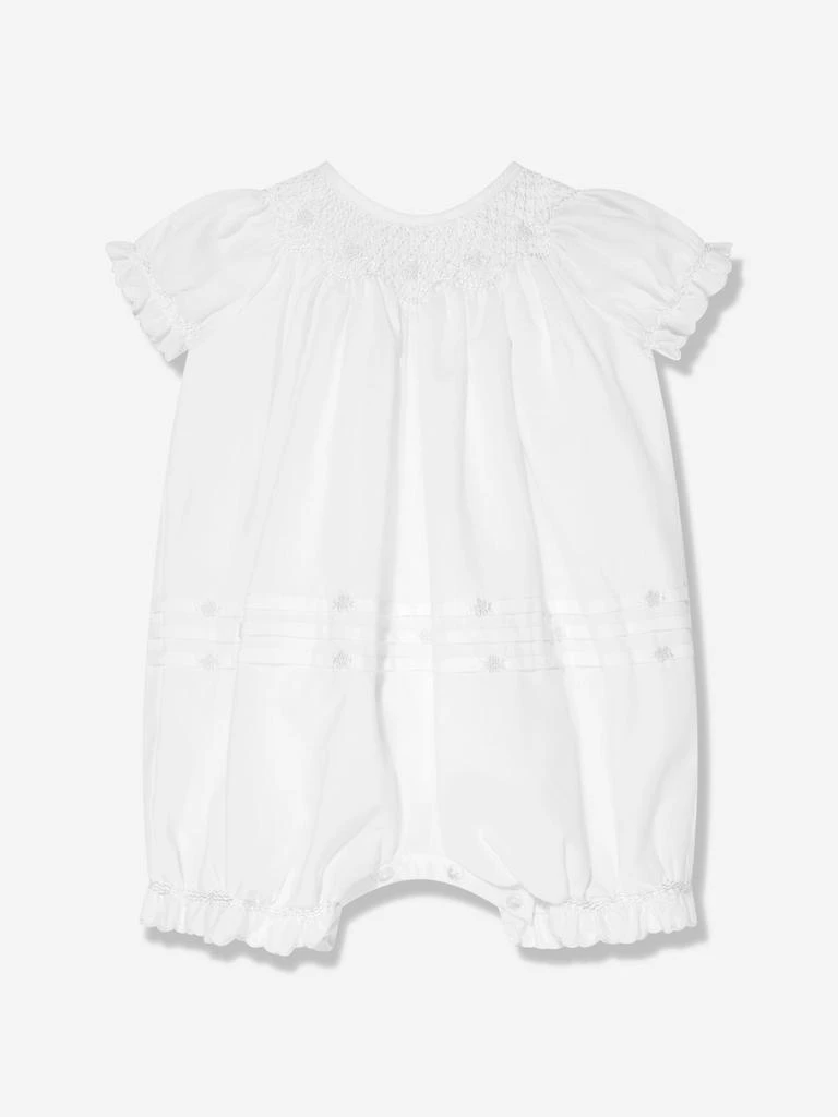 Sarah Louise Sarah Louise Baby Bubble Romper And Bonnet in Ivory 2