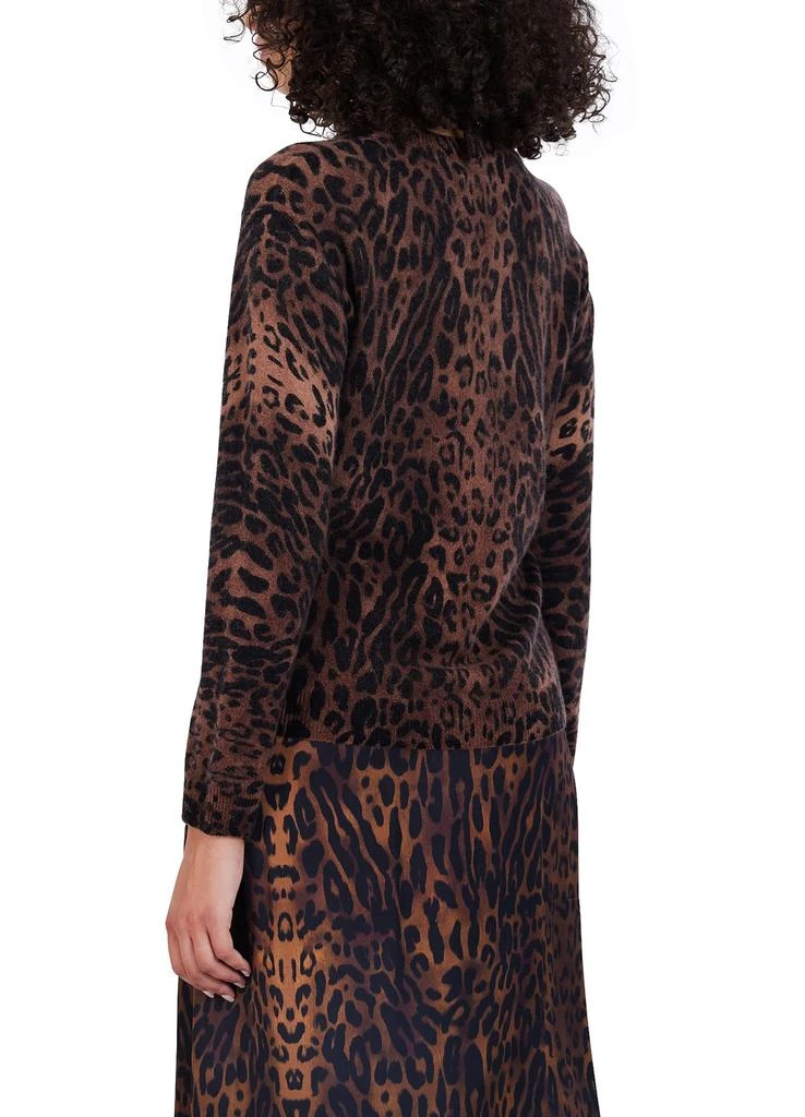 NOTSHY Tia leopard motif cashmere sweater 4