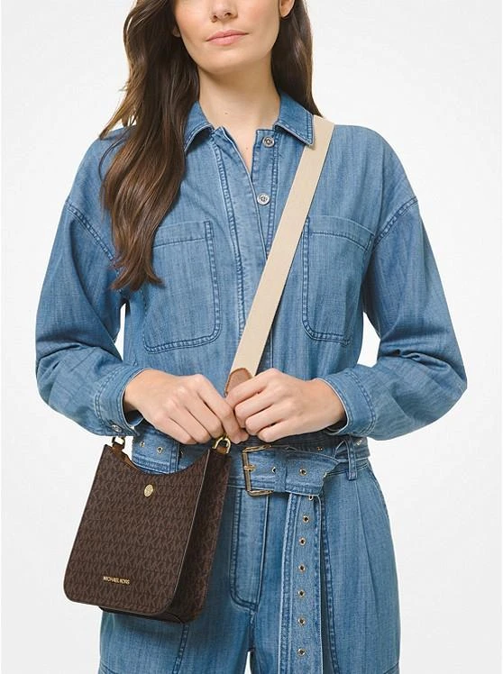 Michael Kors Briley Small Logo Messenger Bag 4