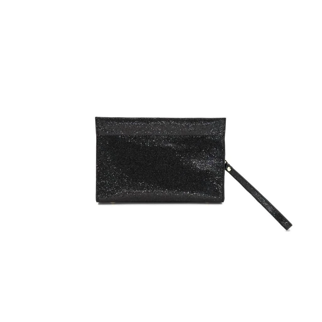 BC Handbags Sparkle Clutch In Black