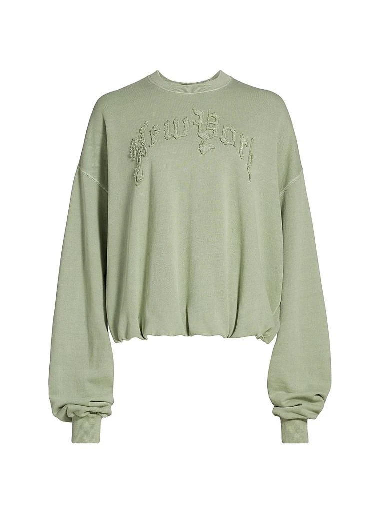 R13 New York Balloon-Sleeve Sweatshirt 1