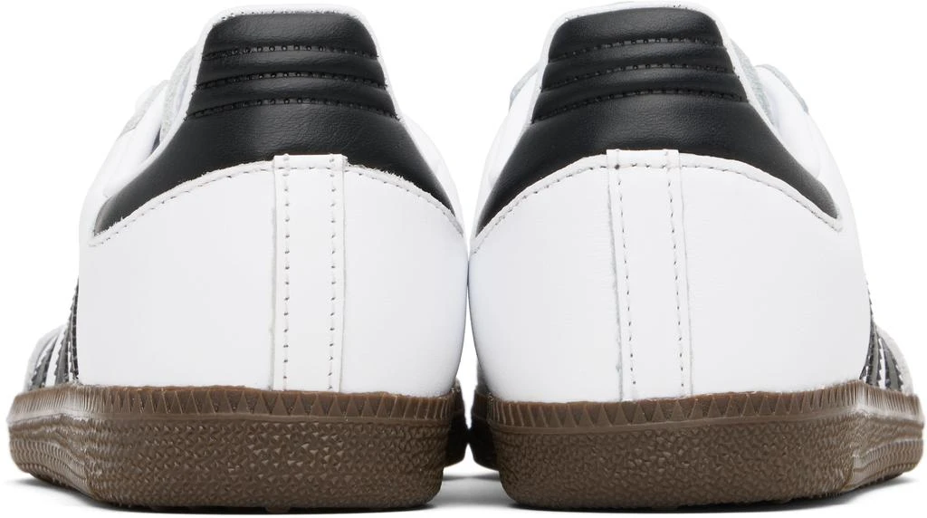 Adidas White & Black Samba OG Sneakers 2