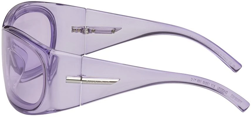 Givenchy Purple Rectangular Sunglasses 3