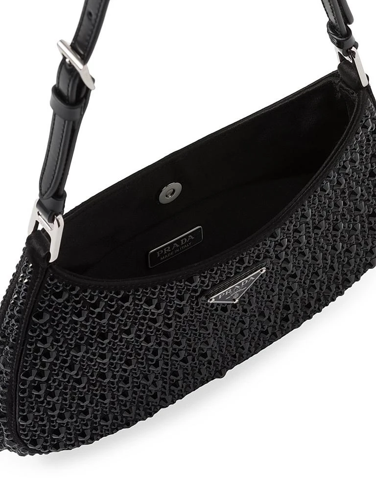Prada Cleo Satin Bag With Crystals 5