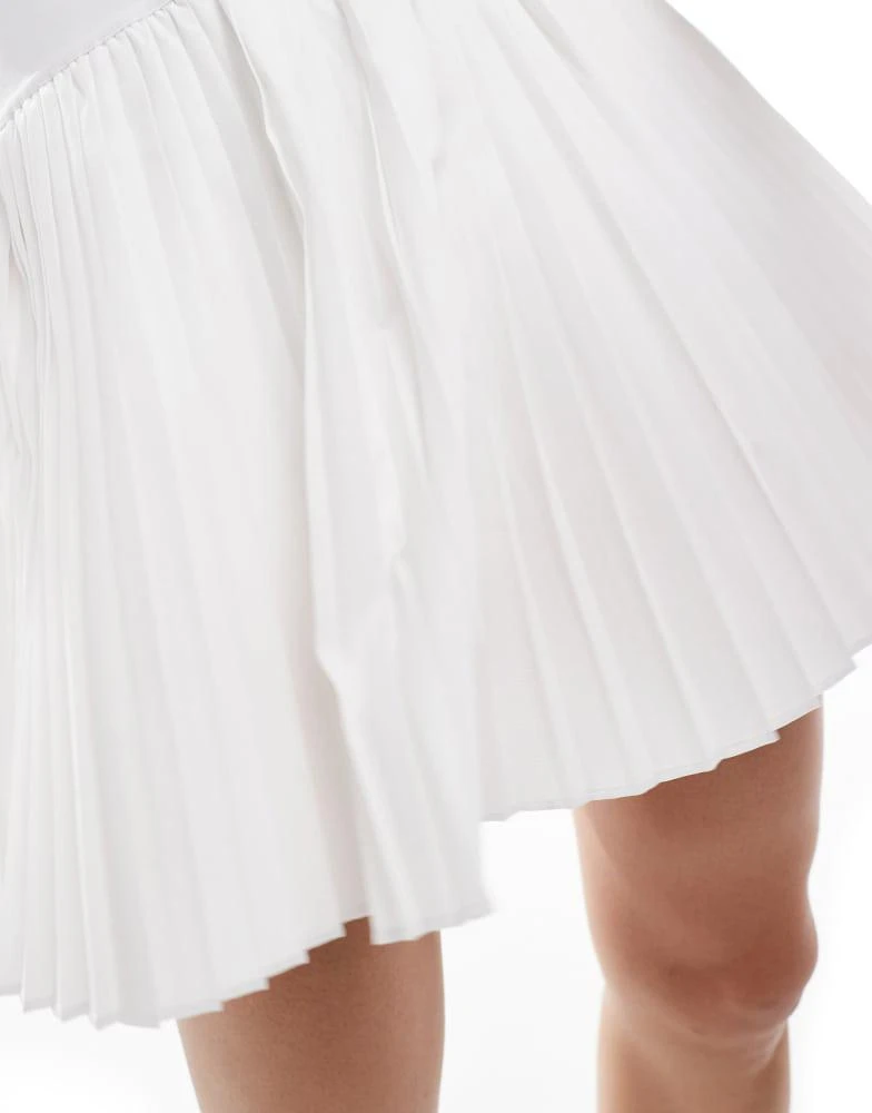 Adidas adidas Tennis club pleated skirt in white 5