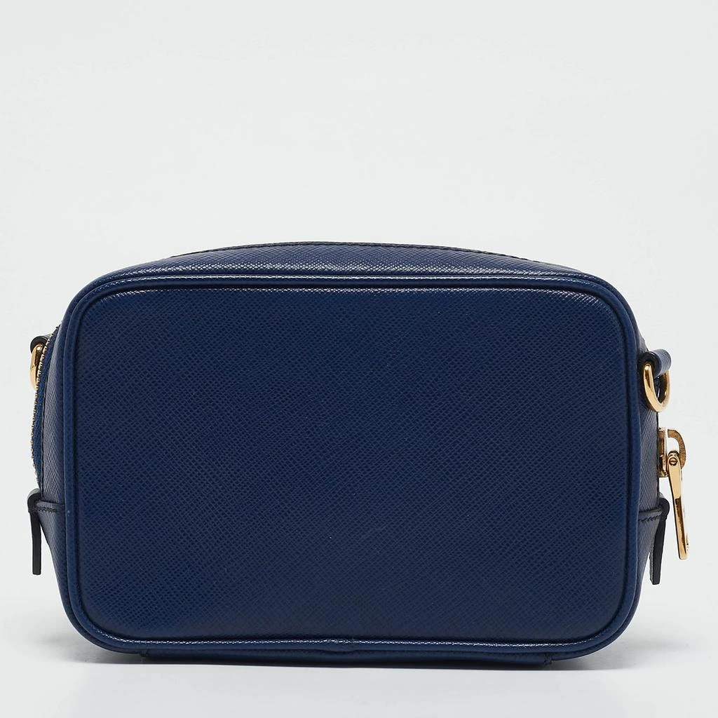 Prada Prada Navy Blue Saffiano Lux Leather Mini Camera Crossbody Bag 4