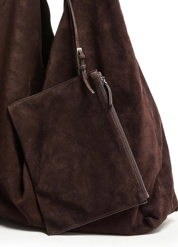 The Row Bindle Three bag in suede 7