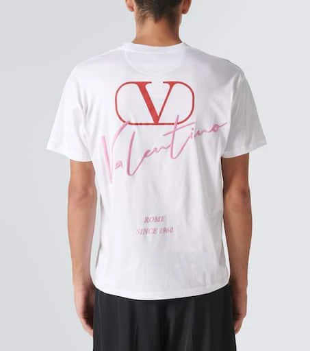 Valentino Logo cotton jersey T-shirt 4
