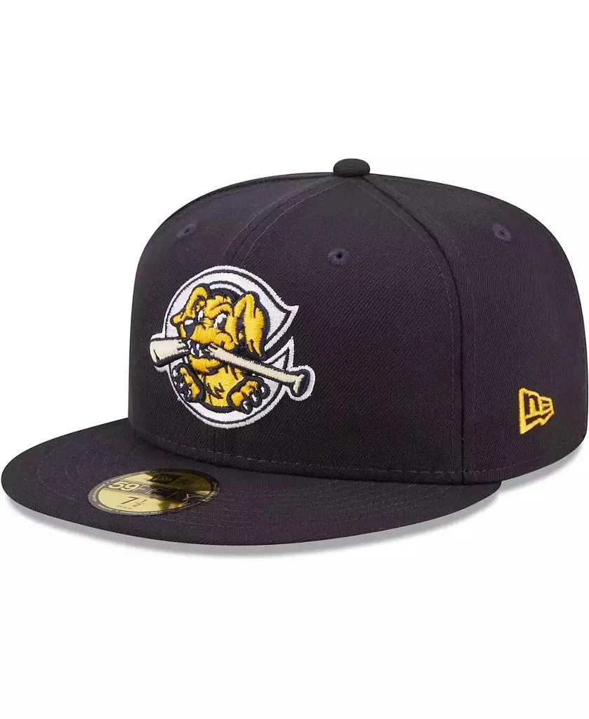 New Era Men's Navy Charleston RiverDogs Authentic Collection 59FIFTY Fitted Hat 1
