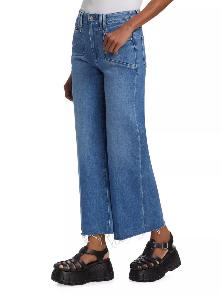 Paige Anessa Raw Wide-Leg Jeans 4